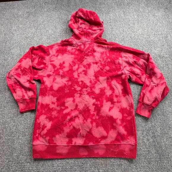 Hollister Hoodie Womens‎ S Pink Tie-Dye Jacket Zip-Up Sweatshirt Pockets Boho - Picture 8 of 12